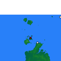 Nearby Forecast Locations - Horn Island - Map