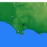 Nearby Forecast Locations - Heywood - Map