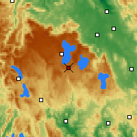 Nearby Forecast Locations - Butlers Gorge - Map