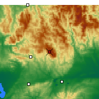 Nearby Forecast Locations - Mount Baw Baw - Map