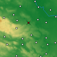 Nearby Forecast Locations - Aschersleben - Map