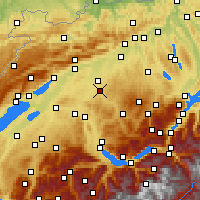 Nearby Forecast Locations - Burgdorf - Map