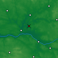 Nearby Forecast Locations - Seiches-sur-le-Loir - Map