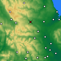 Nearby Forecast Locations - Barnard Castle - Map