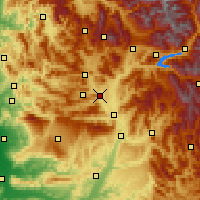Nearby Forecast Locations - Laragne-Montéglin - Map