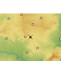Nearby Forecast Locations - Badepalle - Map