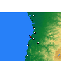 Nearby Forecast Locations - Daman and Diu - Map
