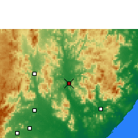 Nearby Forecast Locations - Gunupur - Map
