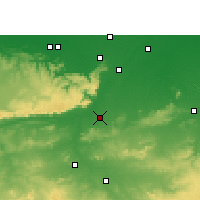 Nearby Forecast Locations - Hussainabad - Map