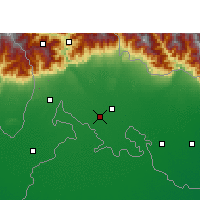 Nearby Forecast Locations - Jalpaiguri - Map
