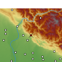Nearby Forecast Locations - Kotdwar - Map