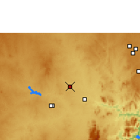 Nearby Forecast Locations - Mandya - Map