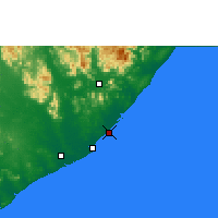 Nearby Forecast Locations - Palasa - Map