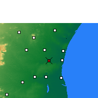 Nearby Forecast Locations - Panruti - Map