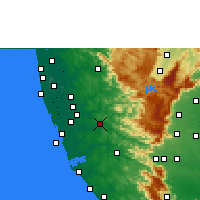 Nearby Forecast Locations - Pathanamthitta - Map