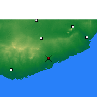 Nearby Forecast Locations - Rajula - Map