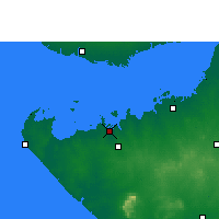 Nearby Forecast Locations - Salaya - Map