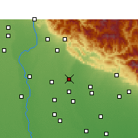 Nearby Forecast Locations - Sherkot - Map