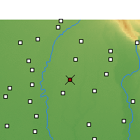 Nearby Forecast Locations - Thana Bhawan - Map