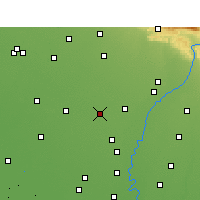 Nearby Forecast Locations - Thanesar - Map