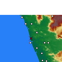 Nearby Forecast Locations - Tirur - Map