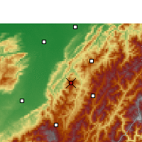 Nearby Forecast Locations - Wokha - Map