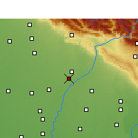 Nearby Forecast Locations - Yamunanagar - Map