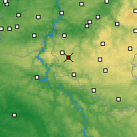 Nearby Forecast Locations - Bièvre - Map