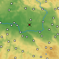 Nearby Forecast Locations - Chlumec nad Cidlinou - Map