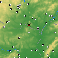 Nearby Forecast Locations - Mikulov - Map