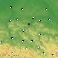 Nearby Forecast Locations - Boguchwała - Map