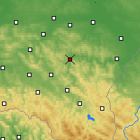 Nearby Forecast Locations - Dynów - Map