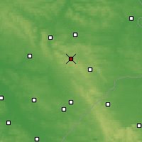 Nearby Forecast Locations - Krasnobród - Map