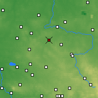 Nearby Forecast Locations - Krzepice - Map