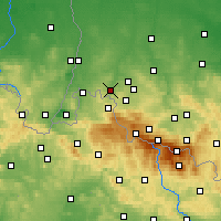Nearby Forecast Locations - Leśna - Map
