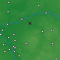 Nearby Forecast Locations - Łochów - Map