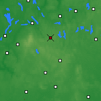 Nearby Forecast Locations - Olsztynek - Map