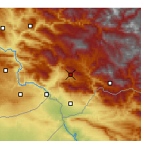 Nearby Forecast Locations - Şırnak - Map
