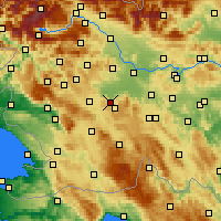 Nearby Forecast Locations - Borovnica - Map