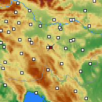 Nearby Forecast Locations - Dobrepolje - Map