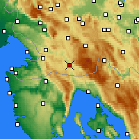 Nearby Forecast Locations - Ilirska Bistrica - Map