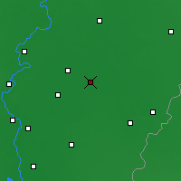 Nearby Forecast Locations - Gyomaendrőd - Map
