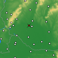 Nearby Forecast Locations - Sládkovičovo - Map