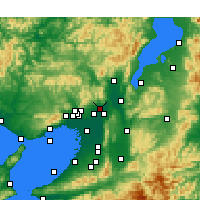 Nearby Forecast Locations - Takatsuki - Map