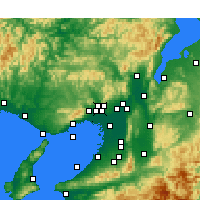 Nearby Forecast Locations - Ikeda - Map