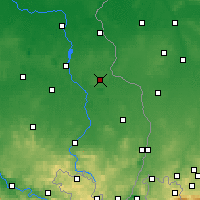 Nearby Forecast Locations - Weißwasser - Map