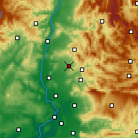 Nearby Forecast Locations - Valréas - Map