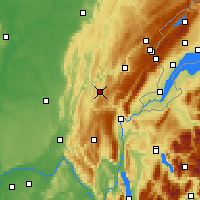 Nearby Forecast Locations - Oyonnax - Map