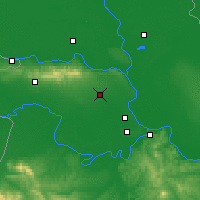 Nearby Forecast Locations - Inđija - Map