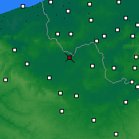Nearby Forecast Locations - Armentières - Map